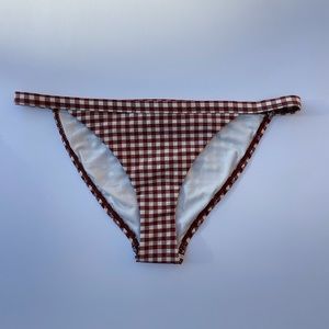 GINGHAM BIKINI BOTTOMS
